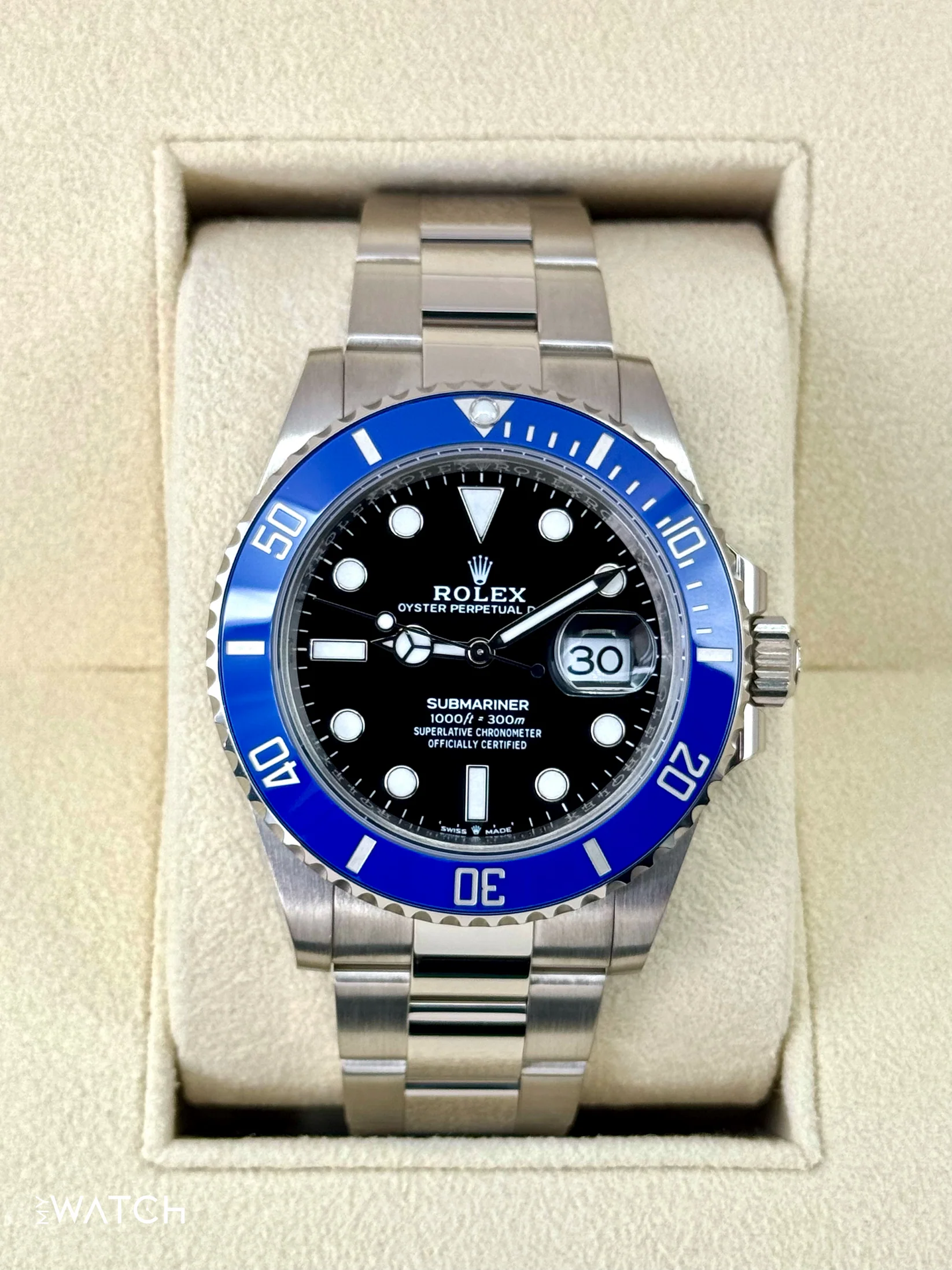 2024 Rolex Submariner “Cookie Monster ” 41mm 126619LB White Gold Black Dial