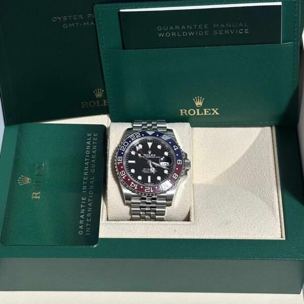 Rolex GMT Master II “Pepsi” 2025 – Jubilee Bracelet 40 mm – Black Dial