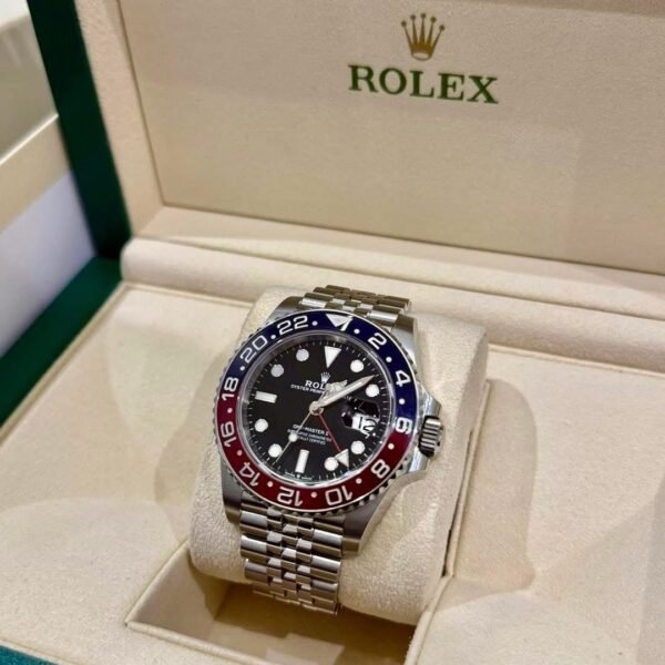 Rolex GMT Master II “Pepsi” 2025 – Jubilee Bracelet 40 mm – Black Dial