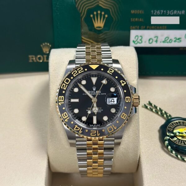 New 2025 GMT-Master II Two Tone Rolex Zombie 🧟 Ref: 126713GRNR