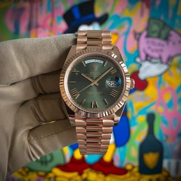 Rolex Olive Everose Day-Date 40mm 2023 Ref: 228235