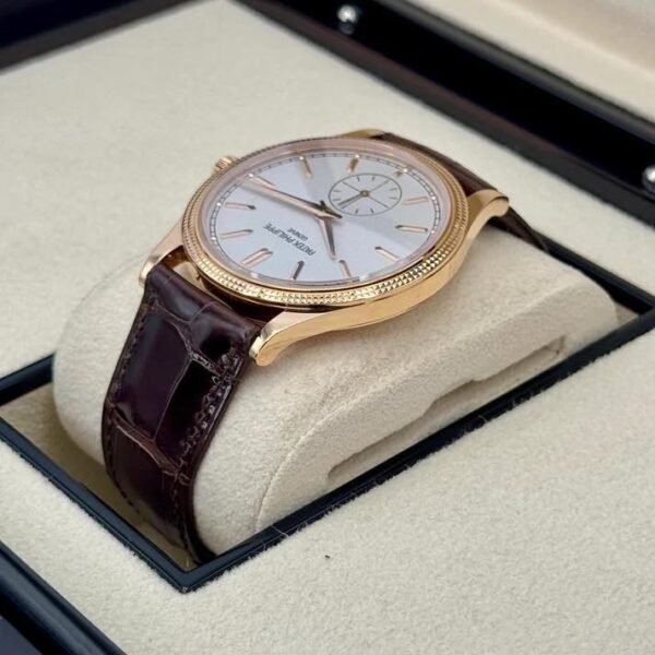 Patek Philippe Calatrava 40mm 6119R Rose Gold White Dial